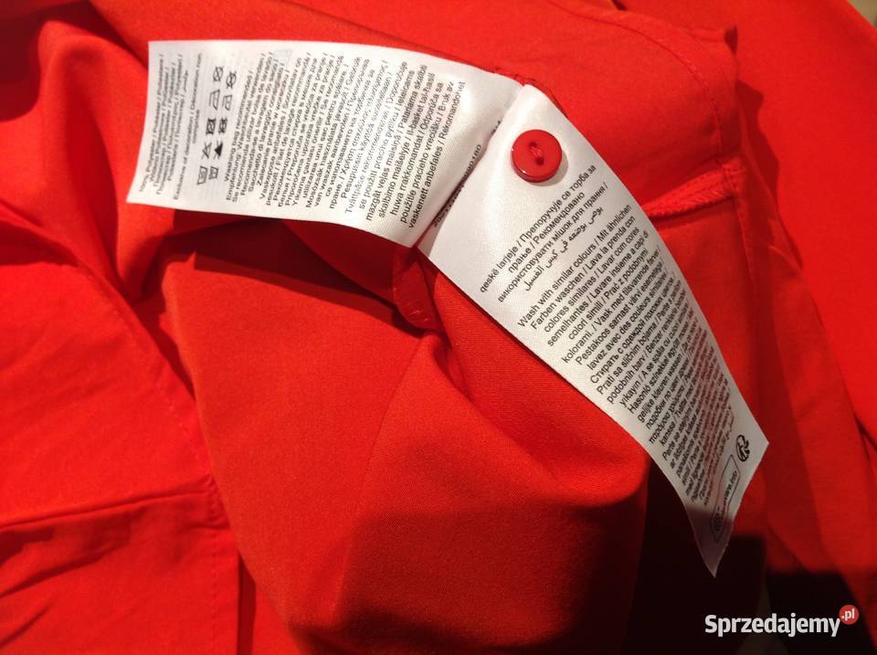 Bluzka Czerwona Damska VILA LXL NOWA Rozmiar 42(XL) Nowa Sól