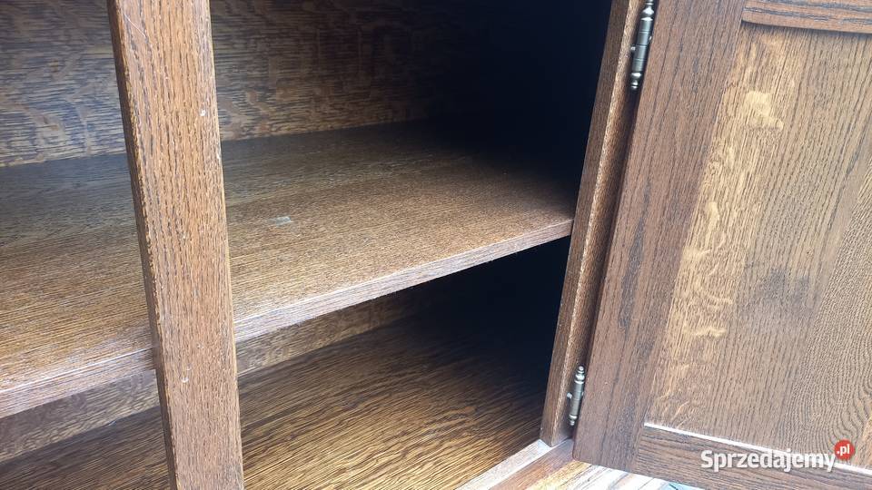 Komoda dębowa RTV Szafka pod telewizor Do