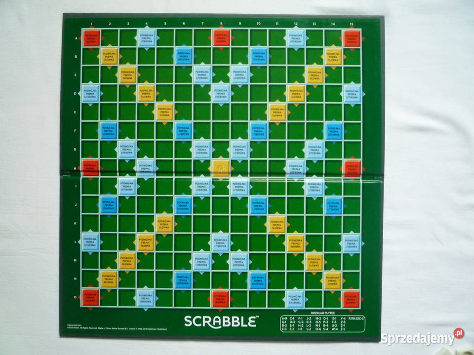 Mattel Scrabble Original Gra planszowa Nowa pełna Szczecin