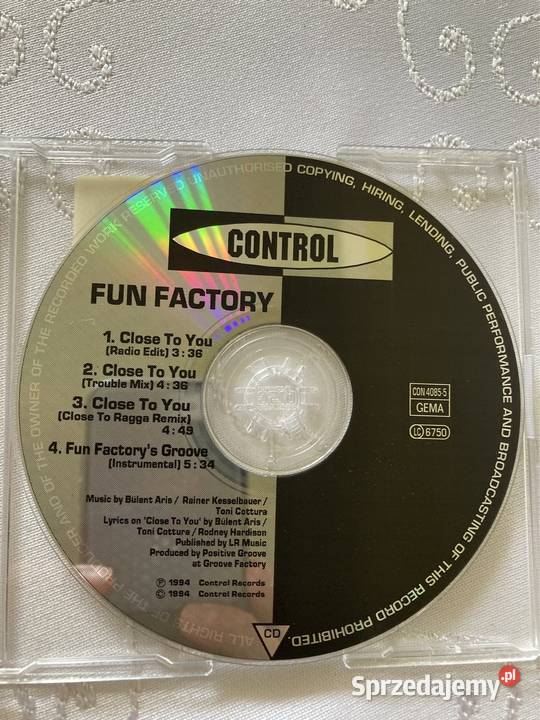 Płyta CD Fun Factory Close To You Klasyka Single Czerwionka-Leszczyny sprzedam