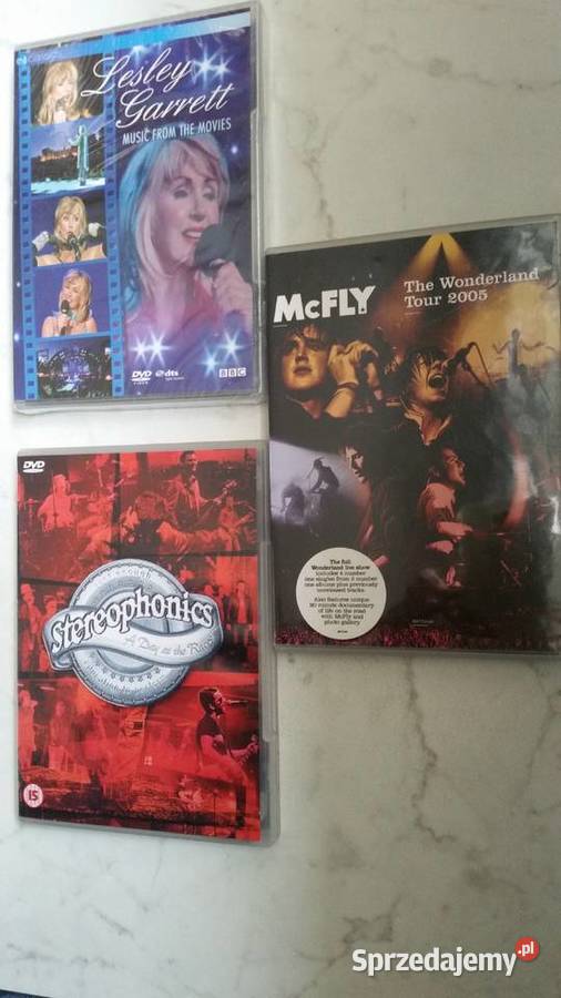 Stereophonics Lesley Garrett McFLY dvd video rock Puławy sprzedam