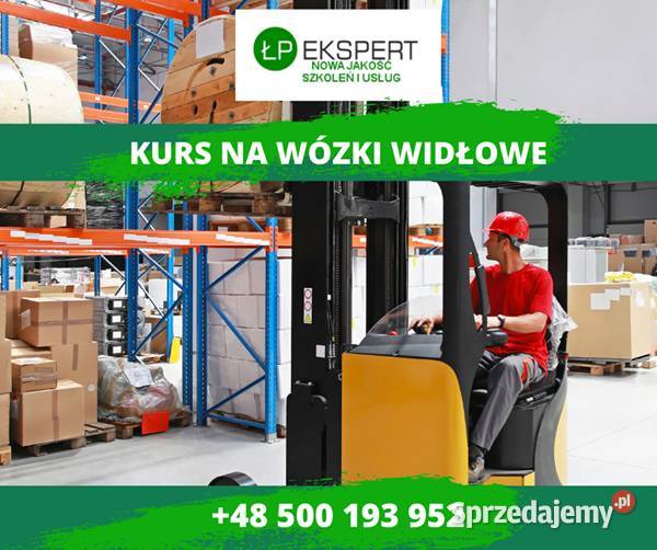 Kurs wózki widłowehdspodesty ruchomeOpolskie Kędzierzyn-Koźle