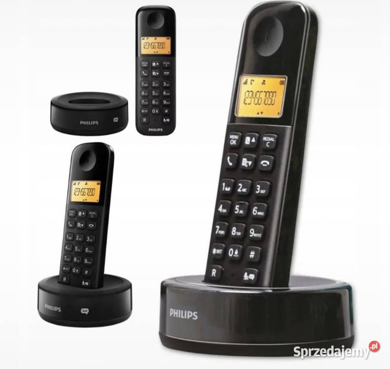 Telefon bezprzewodowy Philips D1651B01 NOWY Warszawa sprzedam
