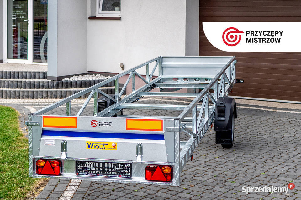 NOWA 2023 Mocna przyczepa Dłużyca ramowa WIOLA Dąbrowa Górnicza