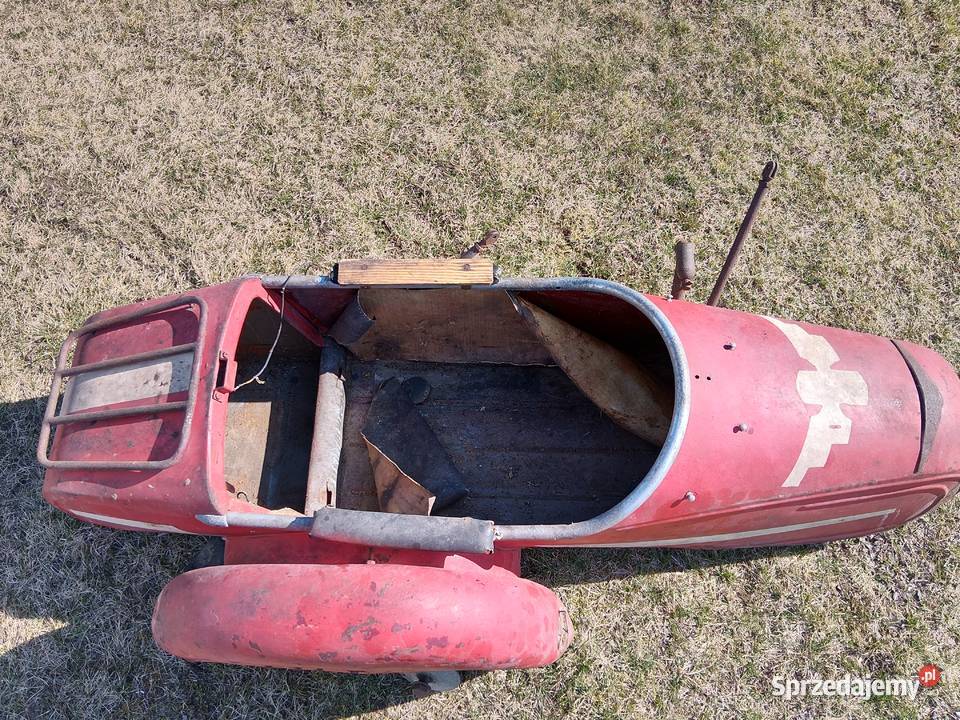 Junak M10 wózek boczny kosz 1962r świętokrzyskie Kielce