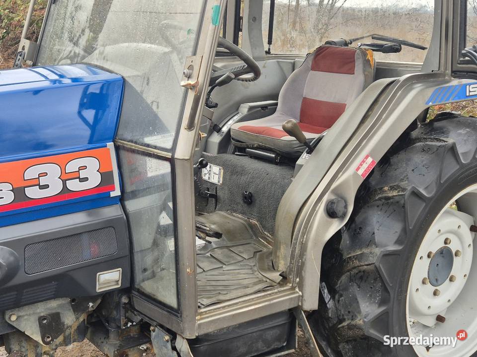 Traktorek ISEKI TG33D 33 44 Wspomaganie Napęd 4x4 Małuszyn