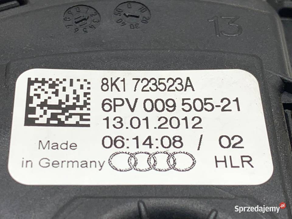 POTENCJOMETR GAZU AUDI A7 4G 8K1723523A 30 313