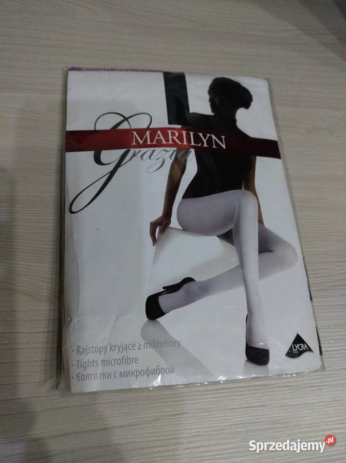 Pończochy w kolorze ciemnego granatu Marilyn