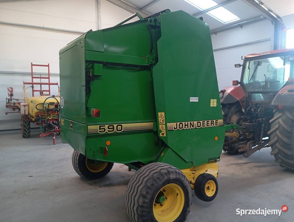 Prasa rolująca John Deere 590 szeroki podbieracz nieuszkodzony Rolujące (belujące) Radom