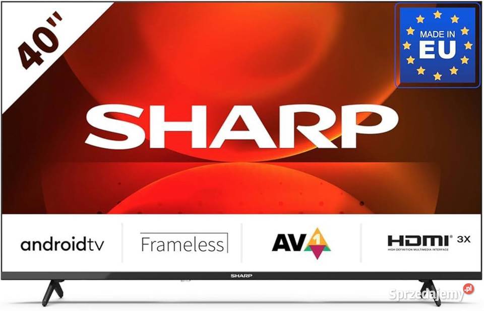Nowy TV Sharp 40 Android TV WiFi wielkopolskie Osuchów sprzedam