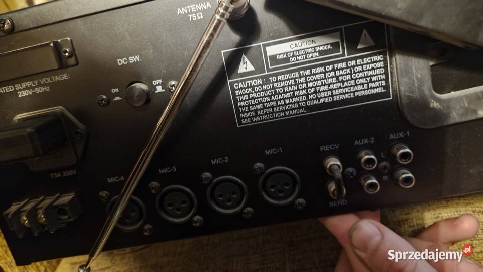 SHOW SA9120CDT MULTIPLEX PROFESSIONAL AMPLIFIER Szamotuły sprzedam