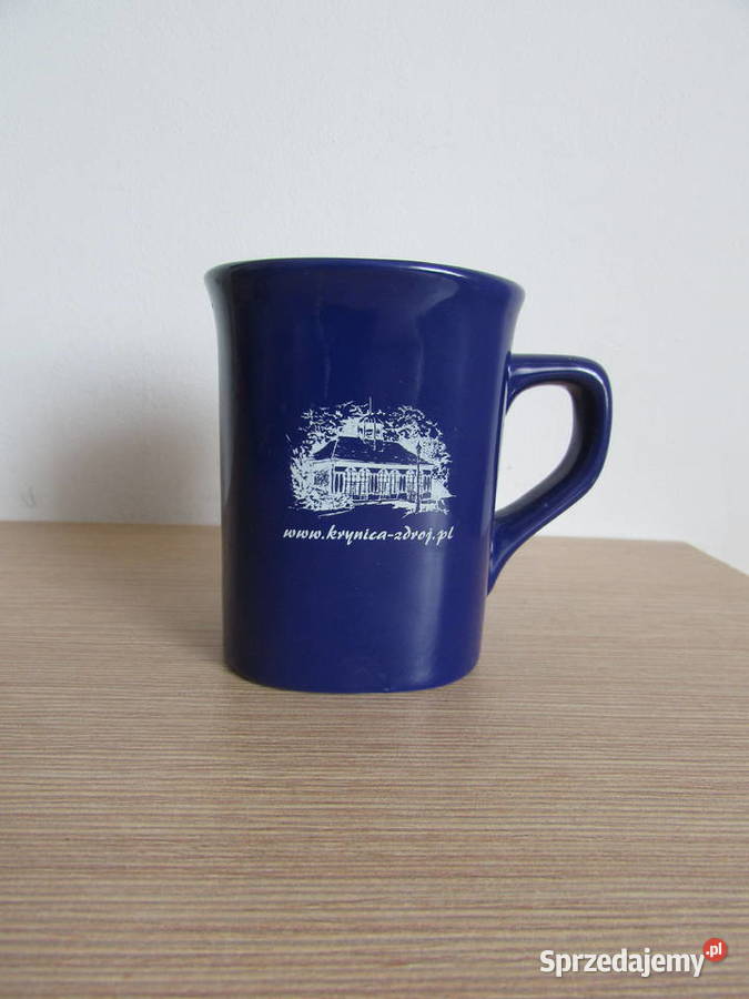 kubek granat ceramiczny mały KrynicaZdrój ozdoba sprzedam
