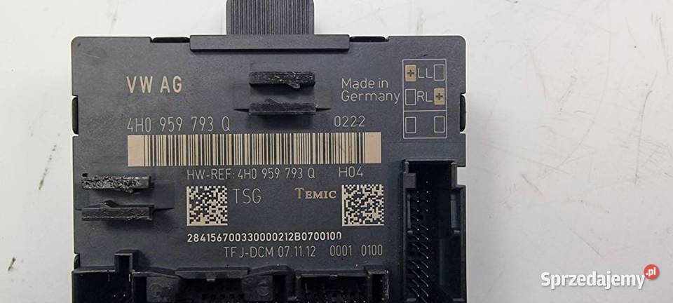 MODUŁ PORSCHE PANAMERA TURBO 970 4H0959793Q osobowe Lipno sprzedam