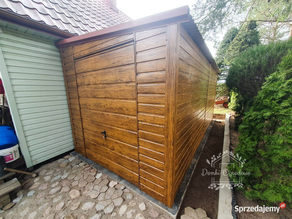 Domek Ogrodowy Schowek 25x6 jasny orzech dach Toruń sprzedam
