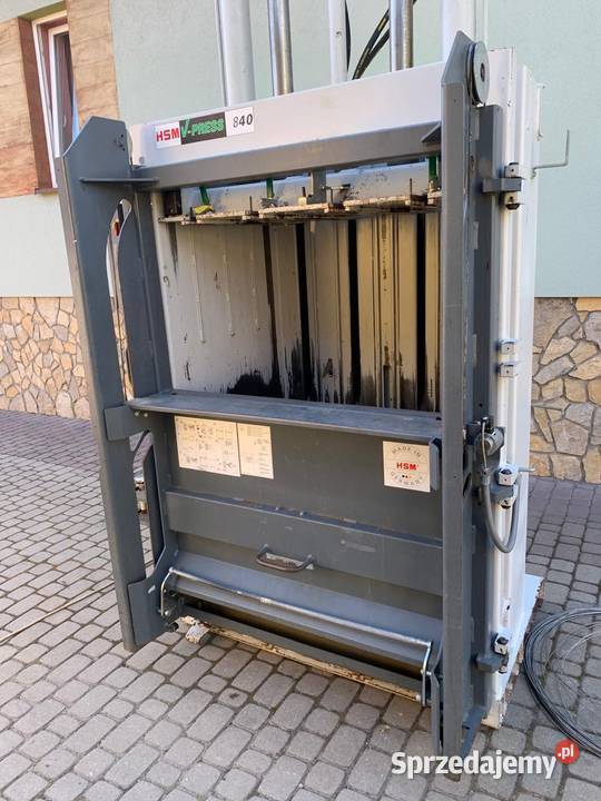 Kompaktor prasa belownica do odpadów papieru Łagów