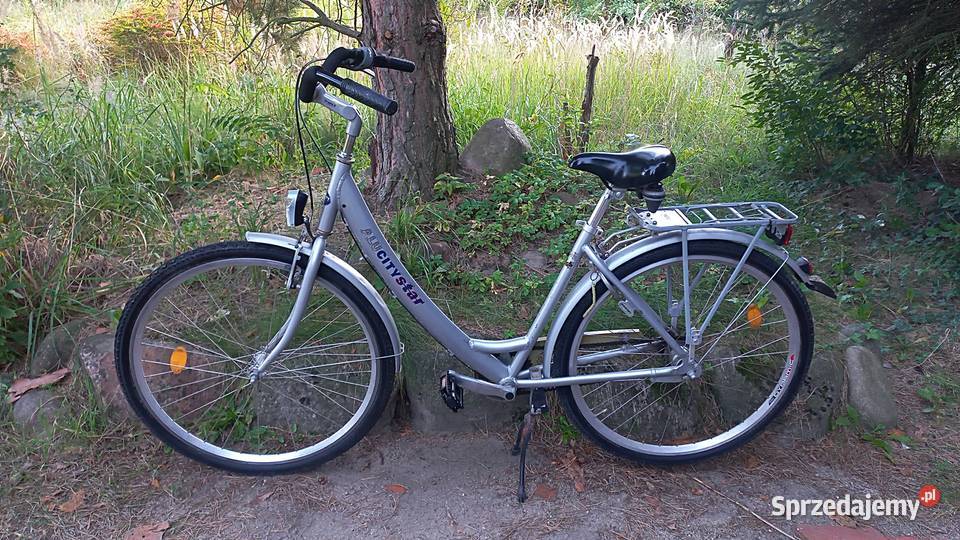 Rower Miejski Damski Alu City Star Damka Niska