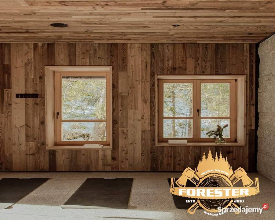 Stare drewno deski rustykalne na ścianę z łódzkie Łódź