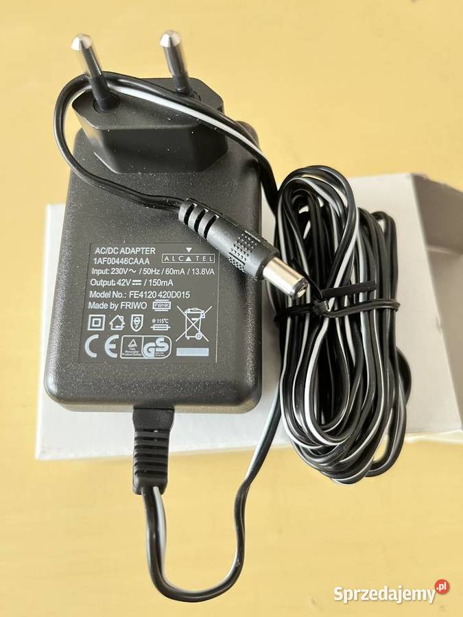 Zasilacz Alcatel 42V 150mA Wołomin