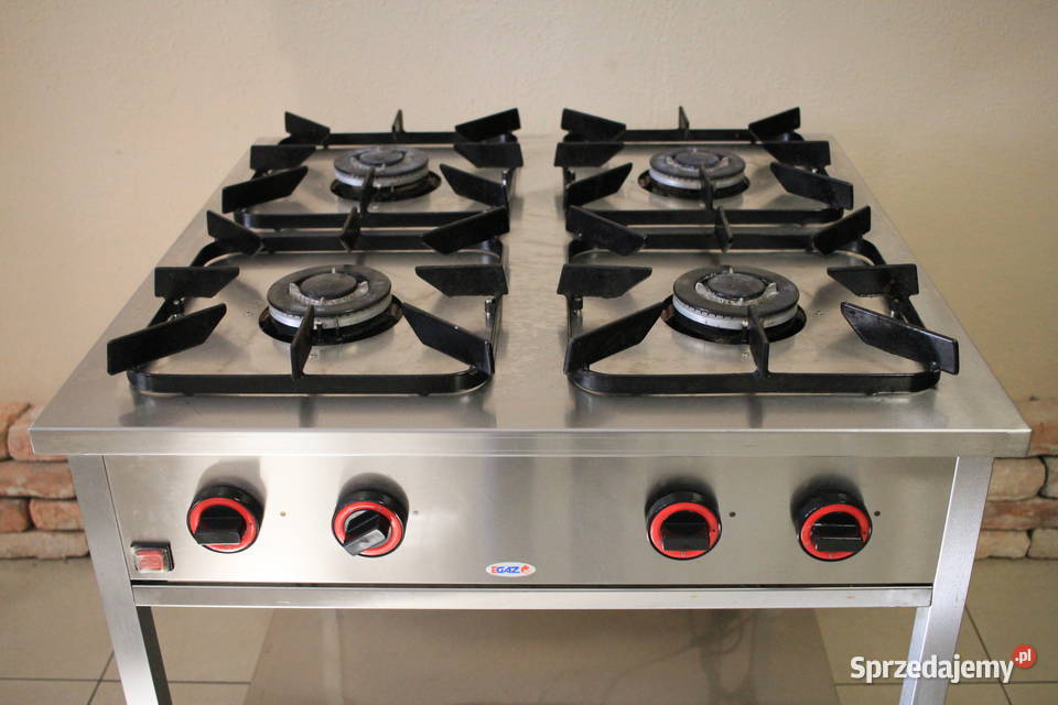 Kuchnia gazowa 4 palniki z półką 18 kW Egaz 144 Gastronomia