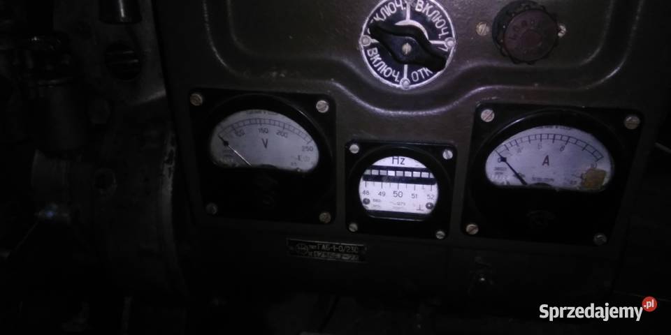 Zabytkowy generator wojskowy rosyjski 1 kw świętokrzyskie Piotrowice