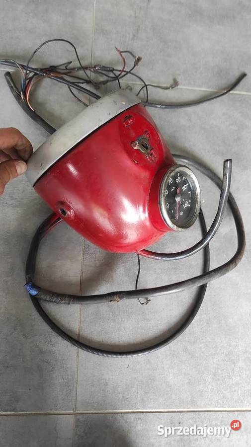 Lampa licznik stacyjka instalacja MZ TS 250 Liczniki Grybów