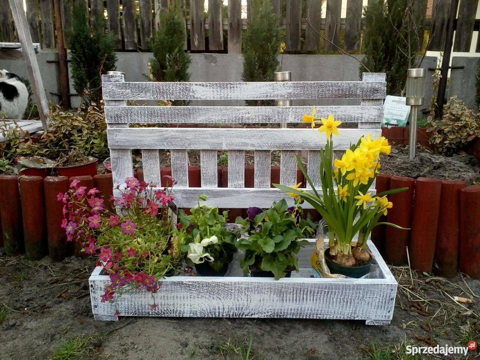 Donica drewnianaBalkon taras ogród opolskie Grodziec