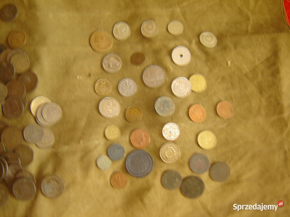Duży zestaw starych monetPRL inne Łomża sprzedam