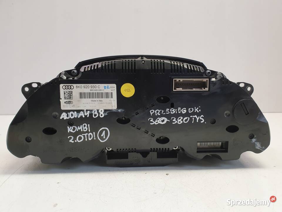 Audi A4 B8 20 TDI LICZNIK ZEGARY Europa osobowe Liczniki i zegary lubelskie
