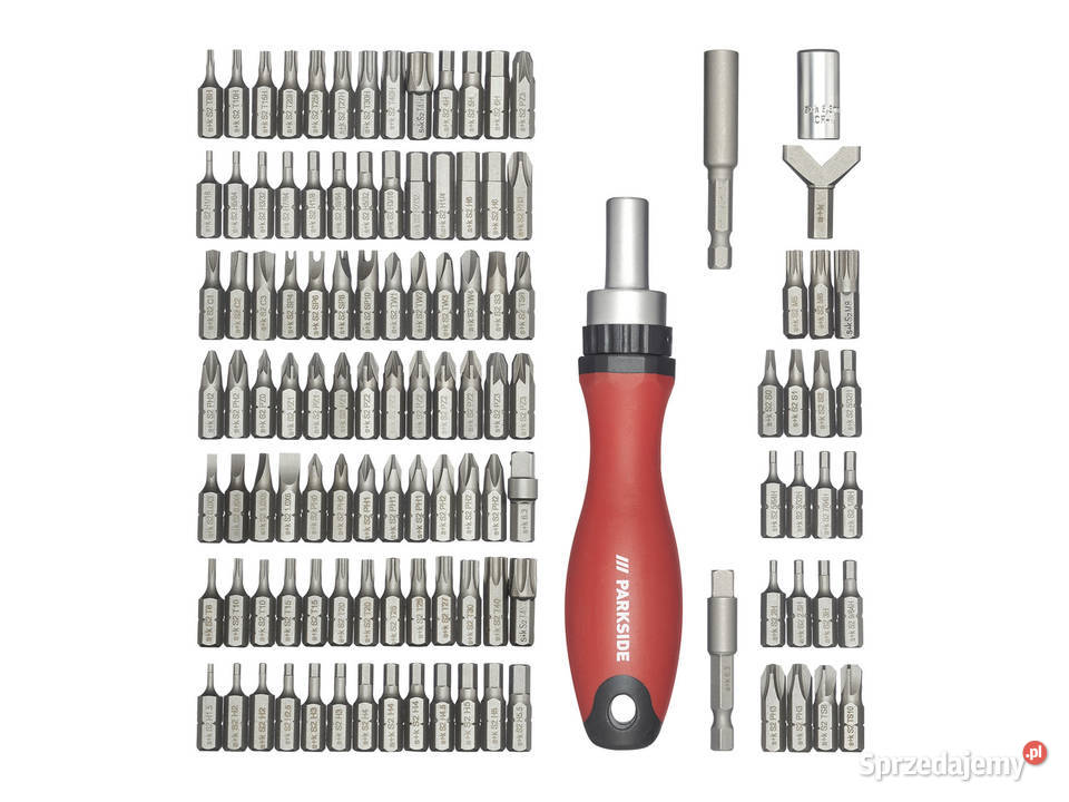 Zestaw bitów grzechotka 115 elementów PARKSIDE Dęblin