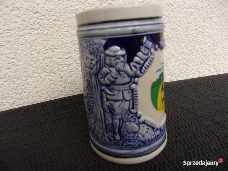 Stary Holenderski kufel porcelanowy lekki Warszawa