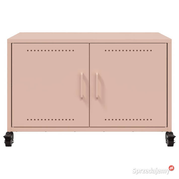 Szafka RTV różowa 68x39x435 stal WM846639 Warszawa sprzedam