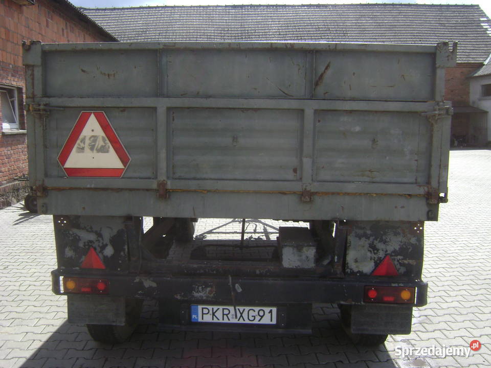 Sprzedam przyczep D 50 zarejestrowana 6 tonowa Krotoszyn