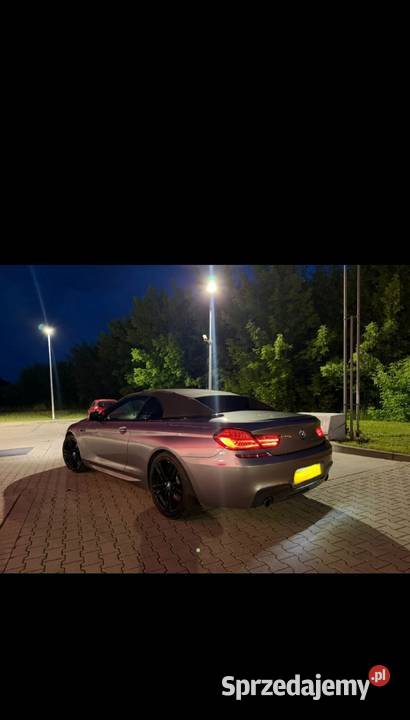 BMW 640d Cabrio F12 MSport 2012 ANGLIK RHDNa dolnośląskie Wrocław
