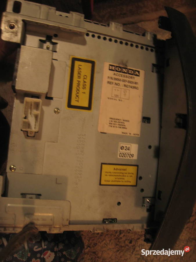 Radio oryginalne Honda Accord VII 0207 RG743RG0 Kraków sprzedam