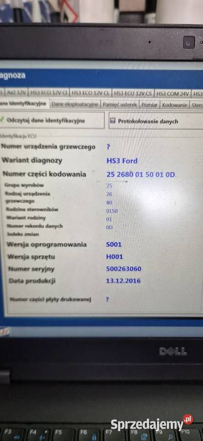 Sterownik kaseta plytka sterująca Hydronic S3 Rok produkcji 2016 Ostrów Wielkopolski