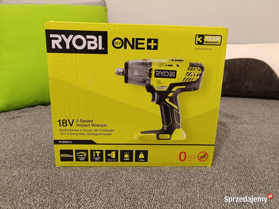 RYOBI akumulatorowy klucz udarowy R18IW3 18V