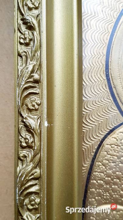 Stary obrazek ikona Czarną Madonna MB Ruda Śląska