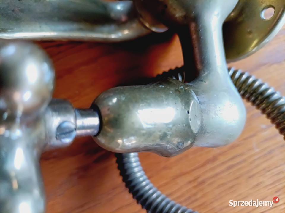 Stara bateria wannowa z mosiądzu Poznań