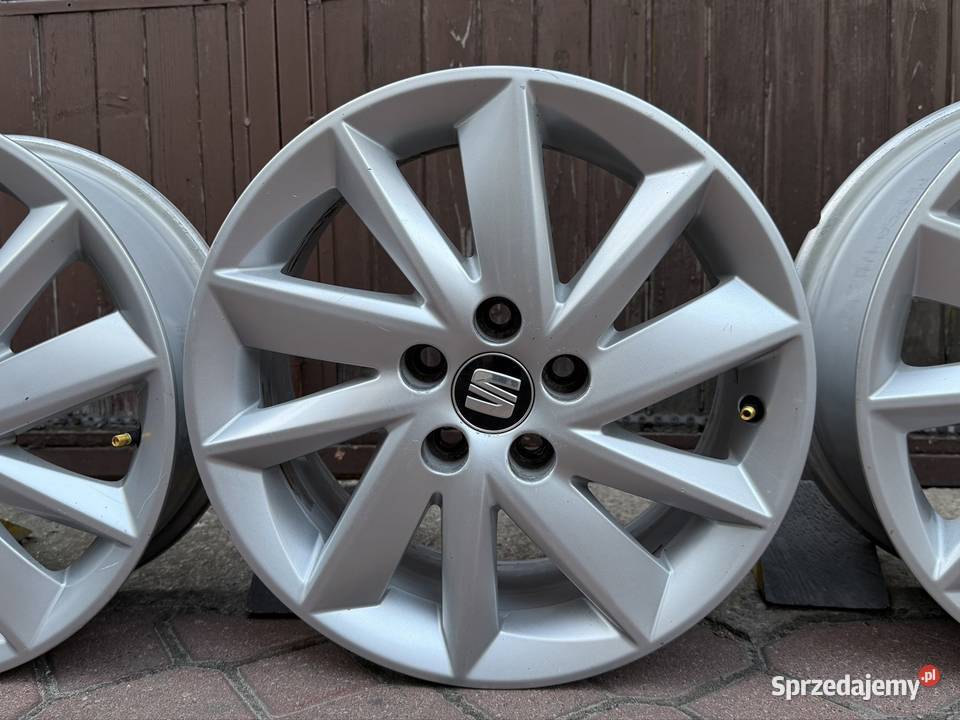 Alufelgi Seat 5x100 15 6J ET 38 VwSkoda Średnica 15" Biała Podlaska