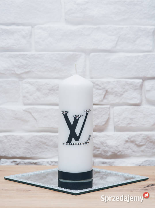 Świeca ręcznie zdobiona Louis Vuitton Siewierz