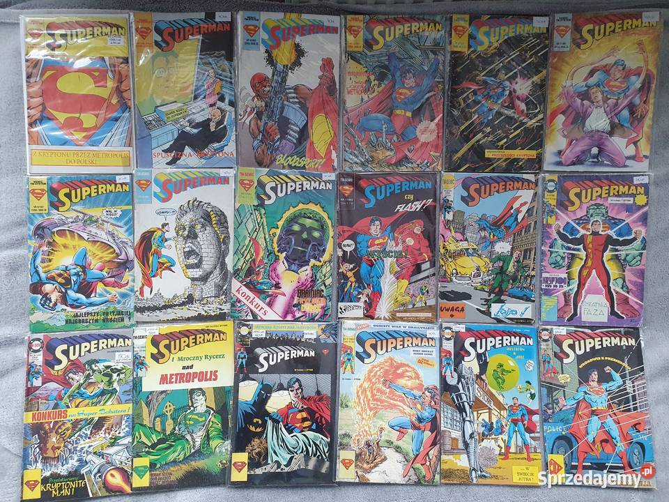 Superman zestaw 70 komiksów wyd TMSemic lata Komiksy Gdynia