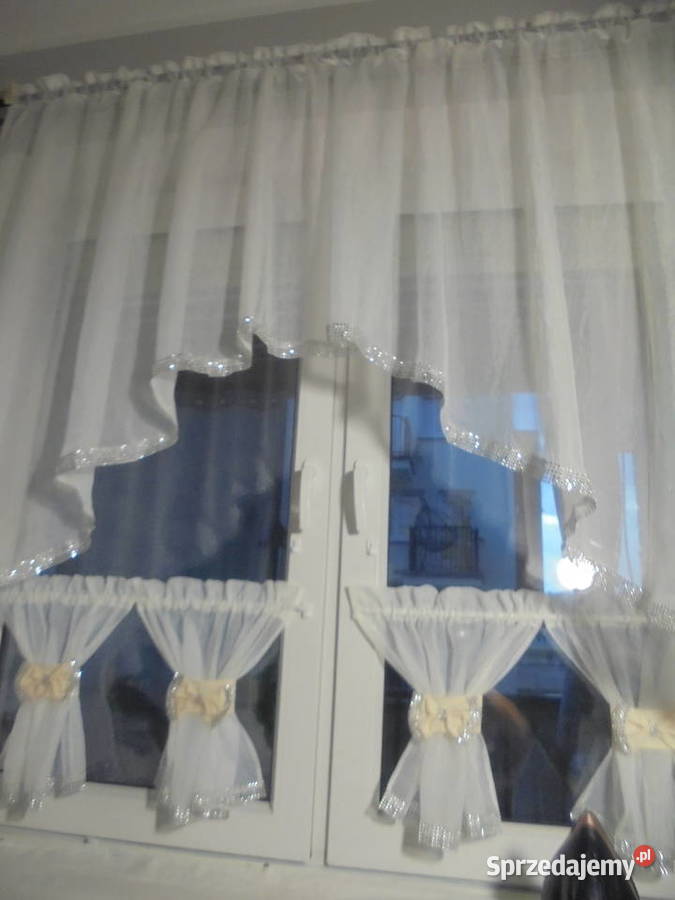 gotowe firanki na okno góra 280100 dół 70x440 Włocławek