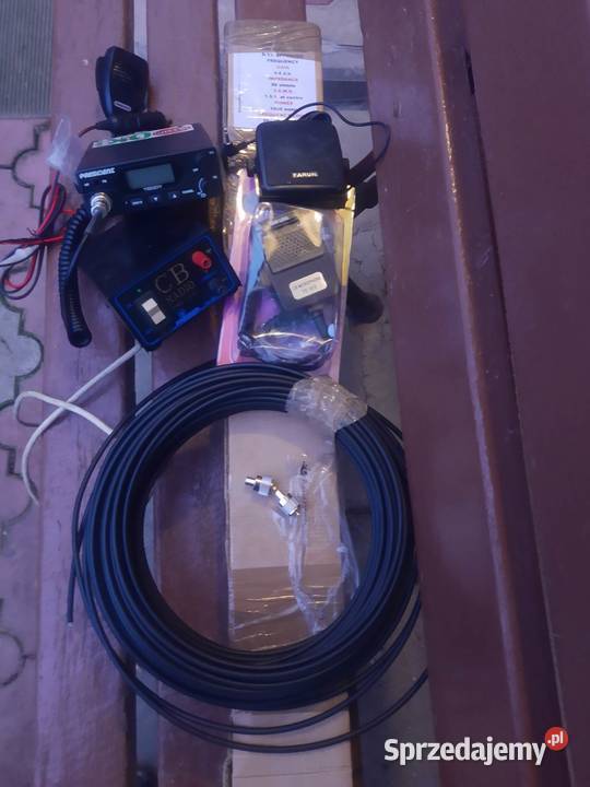 Zestaw stacja bazowa CB radio President antena Piaseczno
