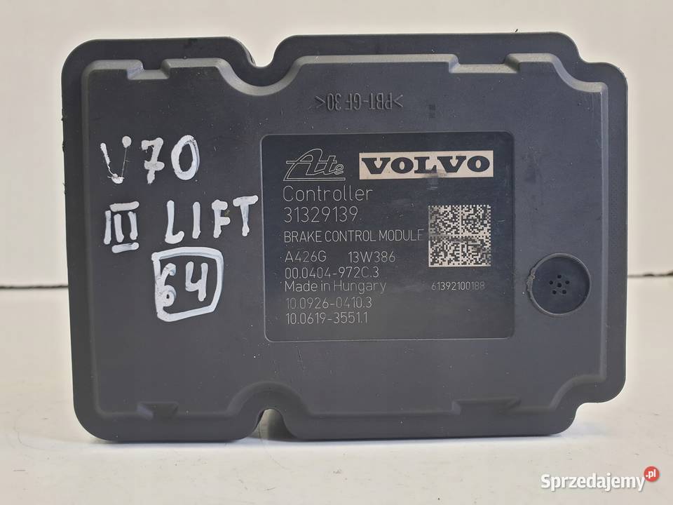 Volvo V70 III S80 II POMPA ABS Sterownik Układ ABS i ESP Janów sprzedam