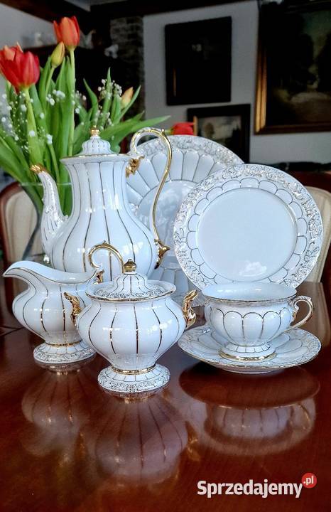 MiśniaMeissen XForm serwis kawowy 6osób z dużym lubelskie Nałęczów