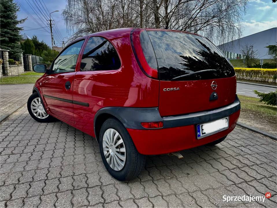ŚlicznyZdrowyOpelCorsaC2003r10Benzyna140PrzWspKie kupiony w polskim salonie Zduńska Wola