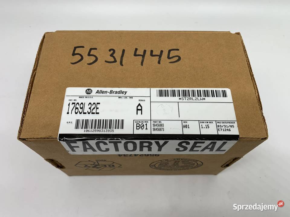 Allen Bradley CompactLogix L32E CPU 1769L32E Ser Warszawa