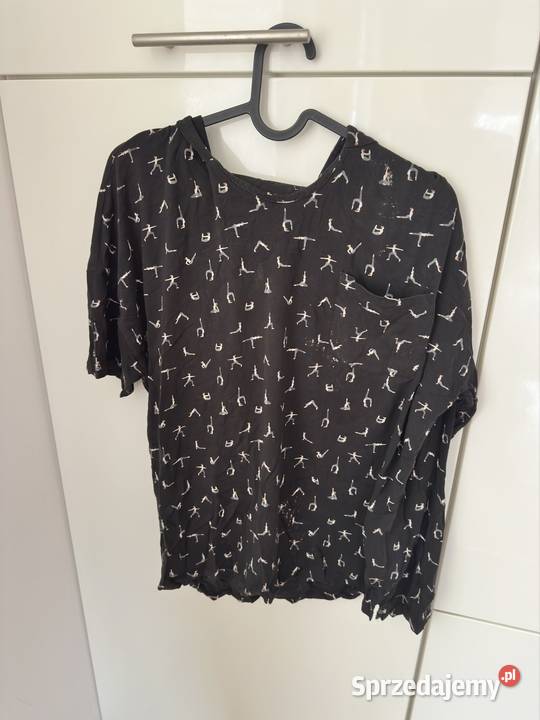 Super koszulka na krótkim rękawku z kapturem L Bluzki i koszule Gdańsk