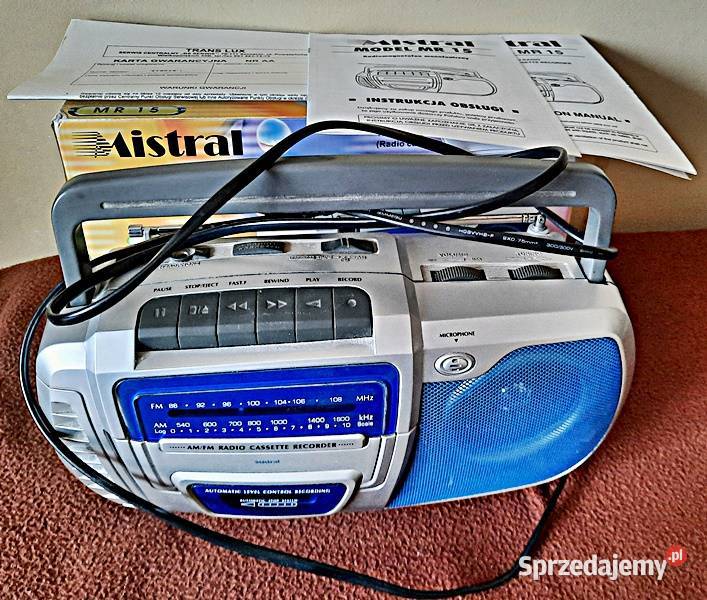 Radiomagnetofon Mistral model MR 15 wielkopolskie Ostrów Wielkopolski