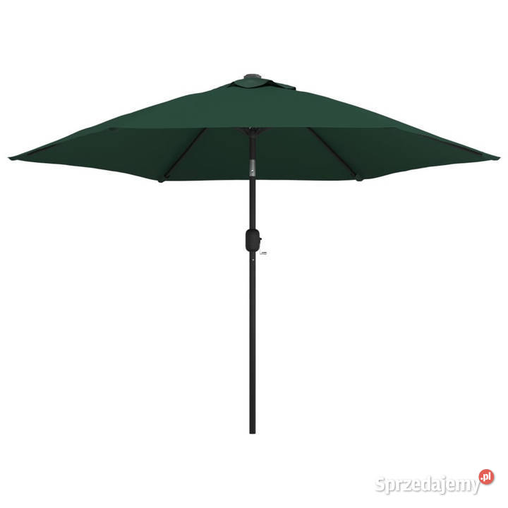 Parasol z LED na wysięgniku 3 m zielony WM42203 Pozostałe mazowieckie Warszawa